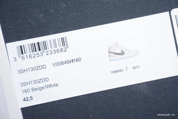 AIR X BOX SHOE (DIOR JORDAN 1 DIOR CN8607-002 OG ) CN8607-002 HIGH 0803